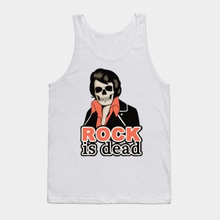 Rock is dead Tank Top